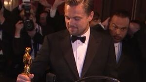 Watch: DiCaprio, Larson, more award winners have Oscars engr