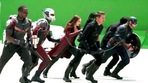 Captain America: Civil War Behind The Scenes Footage