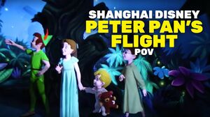 Peter Pan's Flight Ride At Shanghai Disneyland