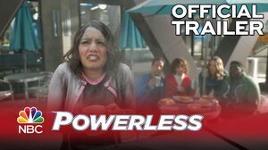 Official trailer for DC comedy series 'Powerless' puts the s