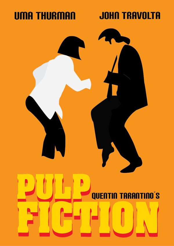 Pulp Fiction Minimal Movie Poster #1 | Cultjer